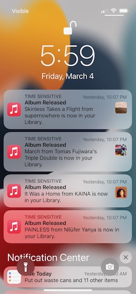 &lsquo;Album Released&rsquo; notifications might be my favorite phone notifications.